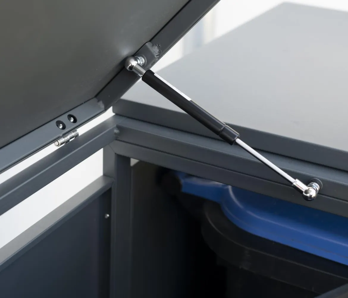 Westmann Mülltonnenverkleidung Kubus 2er Box, ca. B132/H116/T80 cm