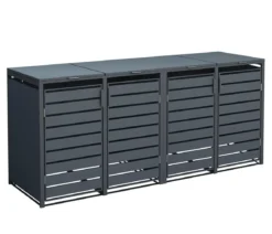 Westmann Mülltonnenverkleidung Kubus 4er Box, ca. B264/H116/T80 cm