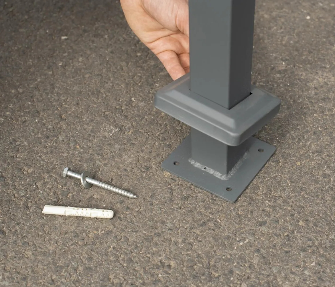 Westmann Mülltonnenverkleidung Planum 4er Box, ca. B330/H120/T90 cm