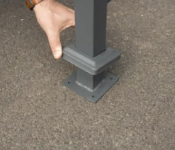 Westmann Mülltonnenverkleidung Planum 4er Box, ca. B330/H120/T90 cm