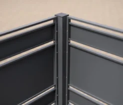 Westmann Mülltonnenverkleidung Planum 5er Box, ca. B410/H120/T90 cm