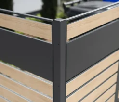 Westmann Mülltonnenverkleidung Planum 5er Box, ca. B410/H120/T90 cm