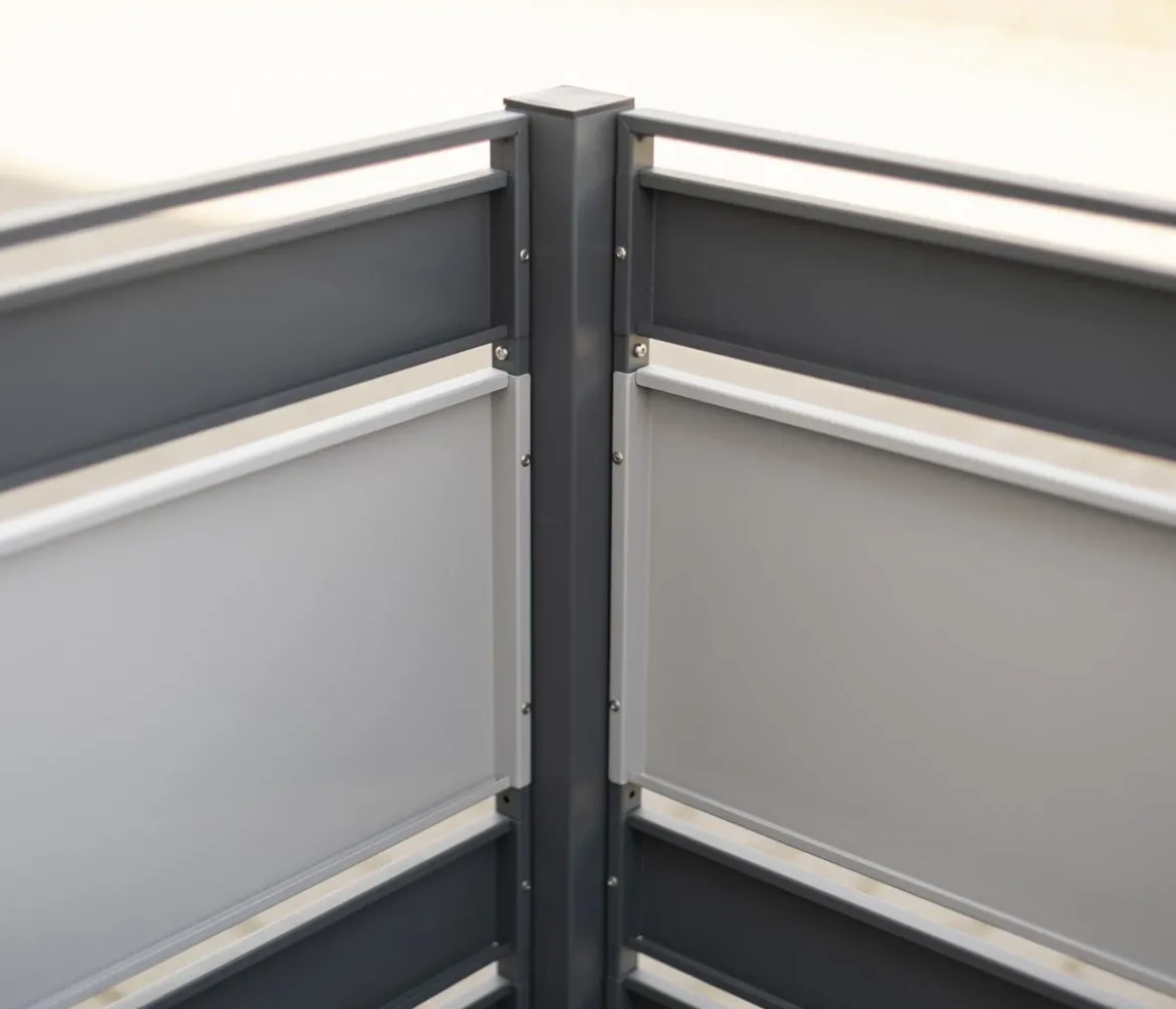 Westmann Mülltonnenverkleidung Planum 5er Box, ca. B410/H120/T90 cm