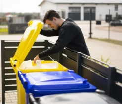 Westmann Mülltonnenverkleidung Planum 5er Box, ca. B410/H120/T90 cm