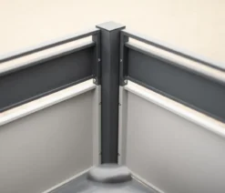 Westmann Mülltonnenverkleidung Planum 2er Box, ca. B170/H120/T90 cm