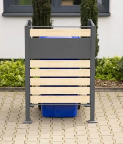 Westmann Mülltonnenverkleidung Planum 1er Box, ca. B90/H120/T90 cm