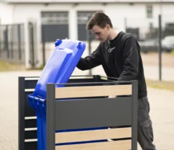 Westmann Mülltonnenverkleidung Planum 1er Box, ca. B90/H120/T90 cm