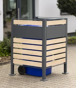 Westmann Mülltonnenverkleidung Planum 1er Box, ca. B90/H120/T90 cm