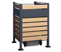 Westmann Mülltonnenverkleidung Planum 1er Box, ca. B90/H120/T90 cm