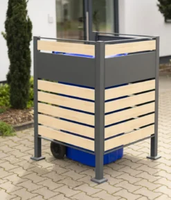 Westmann Mülltonnenverkleidung Planum 1er Box, ca. B90/H120/T90 cm