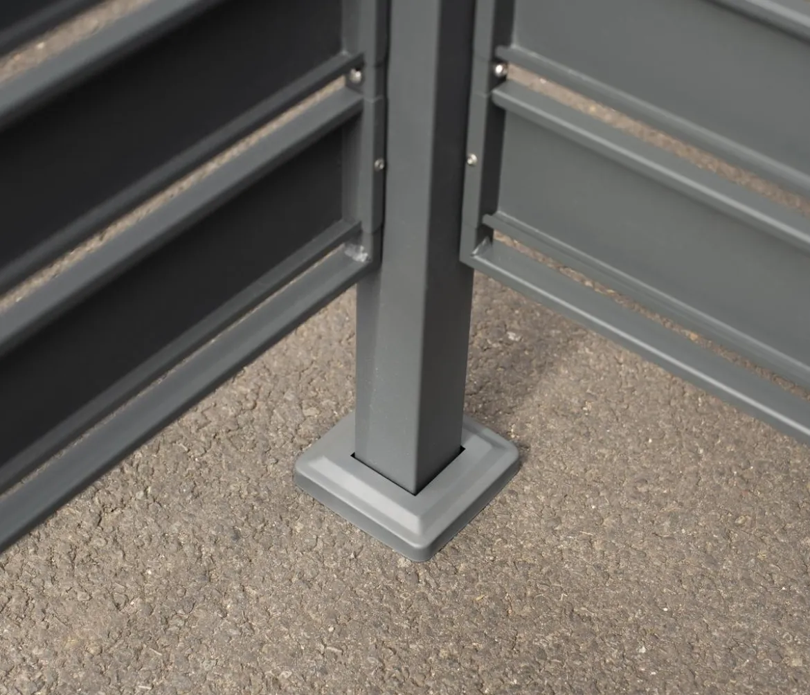 Westmann Mülltonnenverkleidung Planum 3er Box, ca. B250/H120/T90 cm