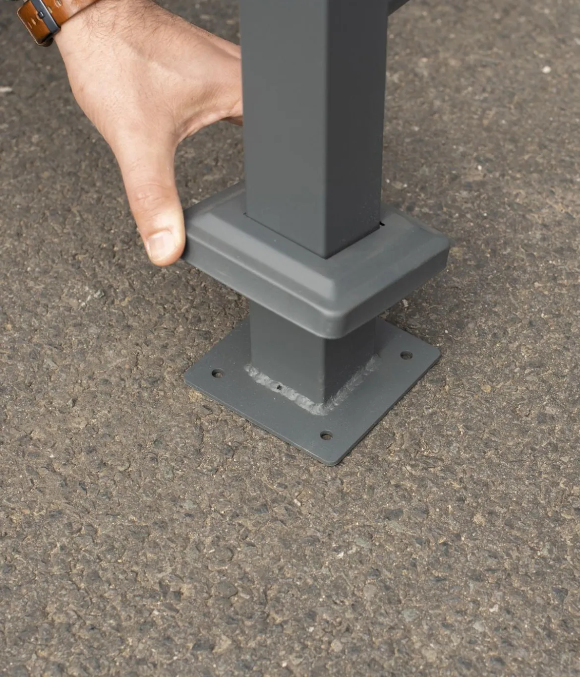 Westmann Mülltonnenverkleidung Planum 3er Box, ca. B250/H120/T90 cm