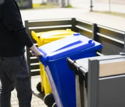 Westmann Mülltonnenverkleidung Planum 3er Box, ca. B250/H120/T90 cm