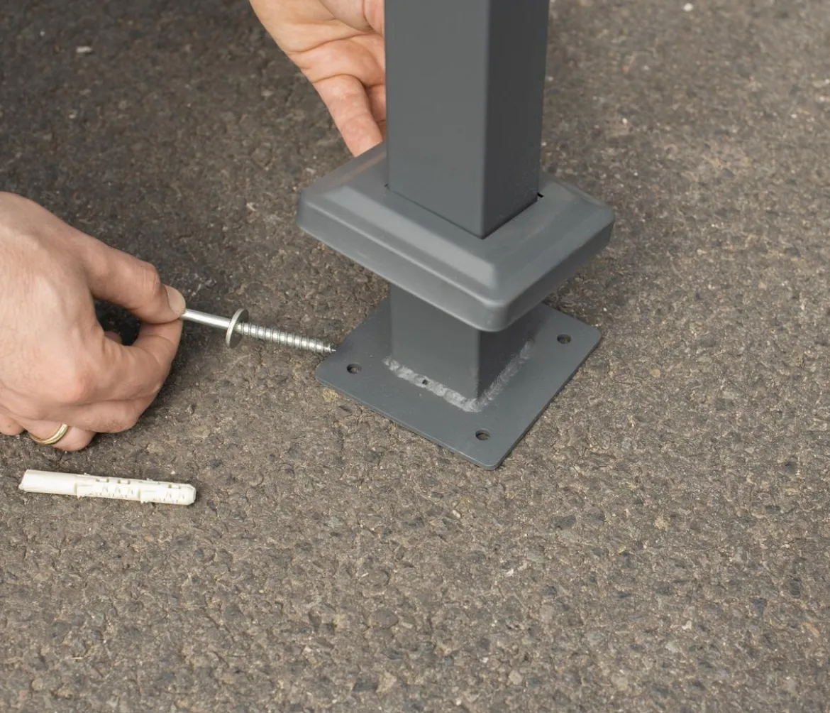Westmann Mülltonnenverkleidung Planum 3er Box, ca. B250/H120/T90 cm