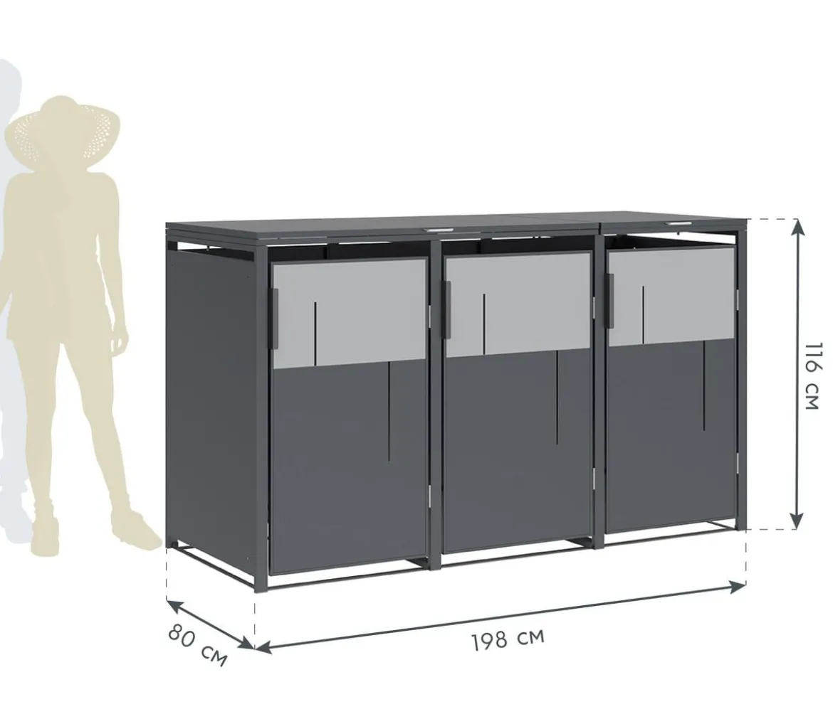 Westmann Mülltonnenverkleidung Tonus