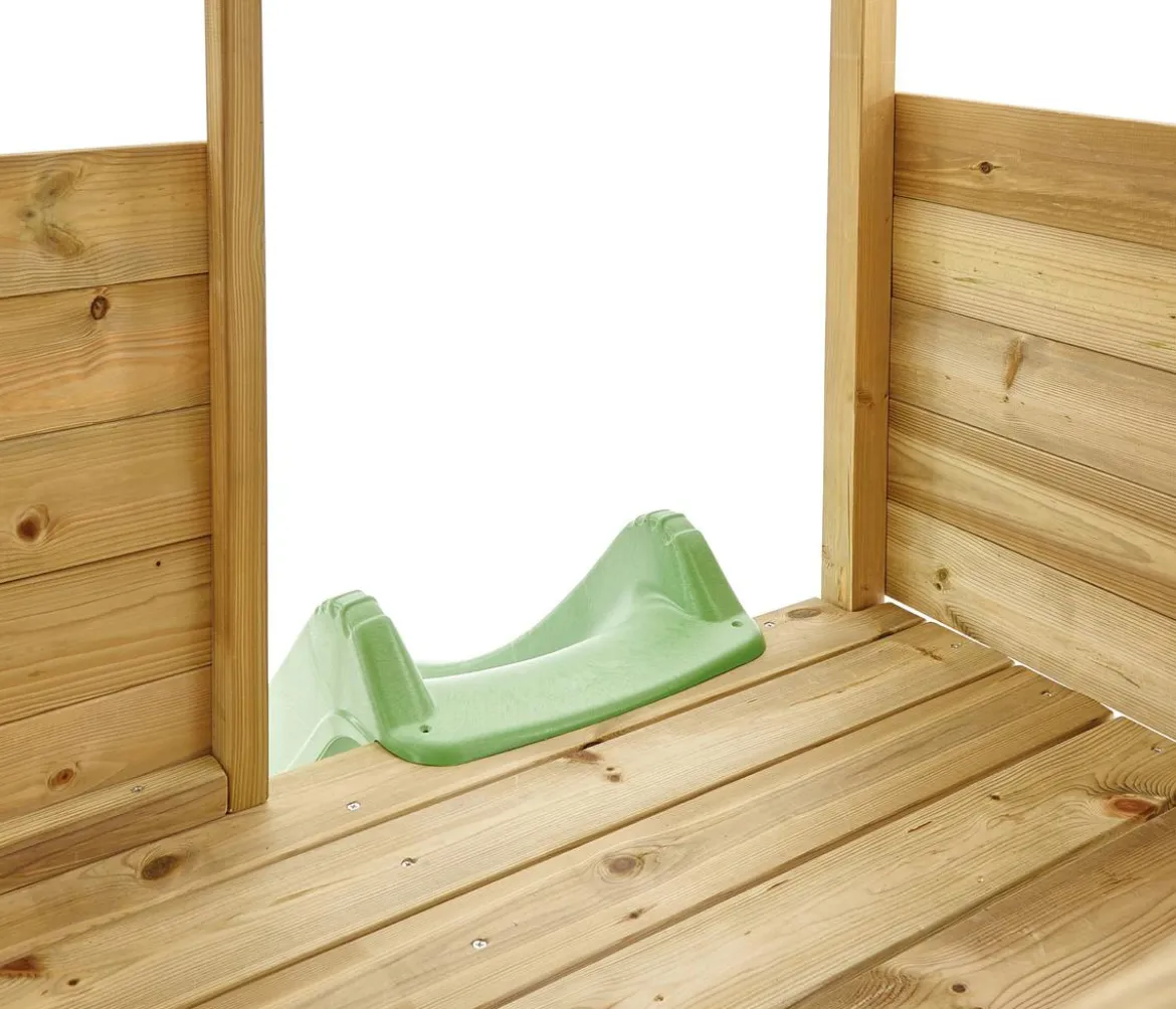 Westmann Spielhaus Wildnis inkl. Rutsche, ca. B126/H205/T114 cm
