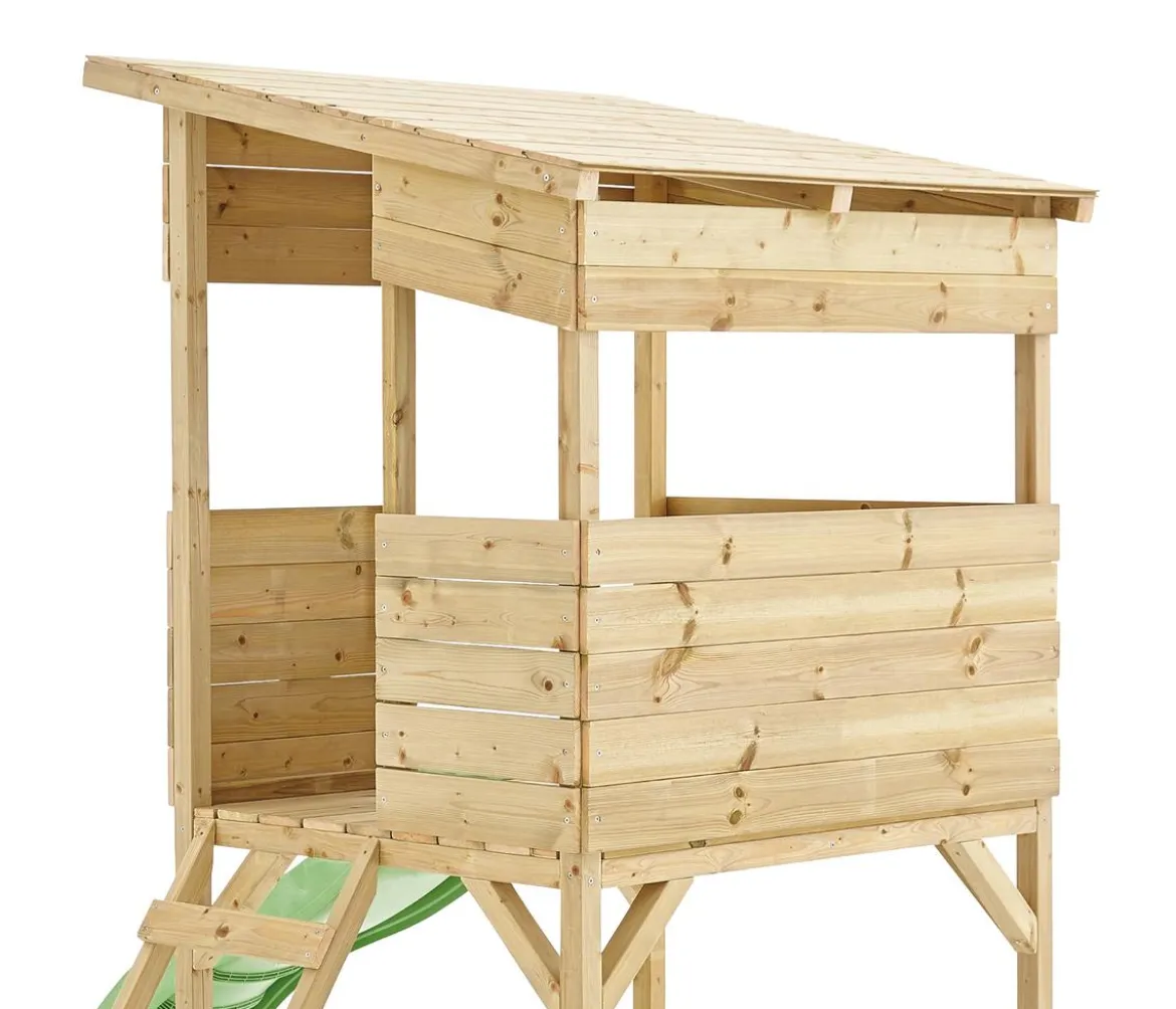 Westmann Spielhaus Wildnis inkl. Rutsche, ca. B126/H205/T114 cm