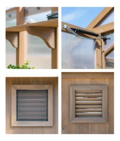 Westmann Zedernholz-Gewächshaus Paul, ca. B190/H237/T232,50 cm