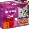 Whiskas® Nassfutter für Katzen Multipack Duo Classic Combos in Sauce, Adult, 12 x 85 g