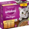 Whiskas® Nassfutter für Katzen Multipack Pure Delight Ragout in Gelee, Adult, 12 x 85 g