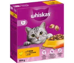 Whiskas® Trockenfutter für Katzen 1+, 800 g