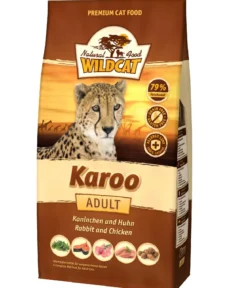 WILDCAT Trockenfutter für Katzen Karoo, Kaninchen & Huhn, 3 kg