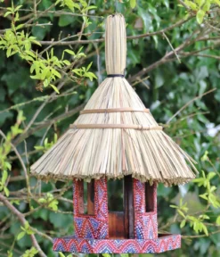 Wildlife Futterhaus Bali, rot, ca. B25,5/H37/T25,5 cm