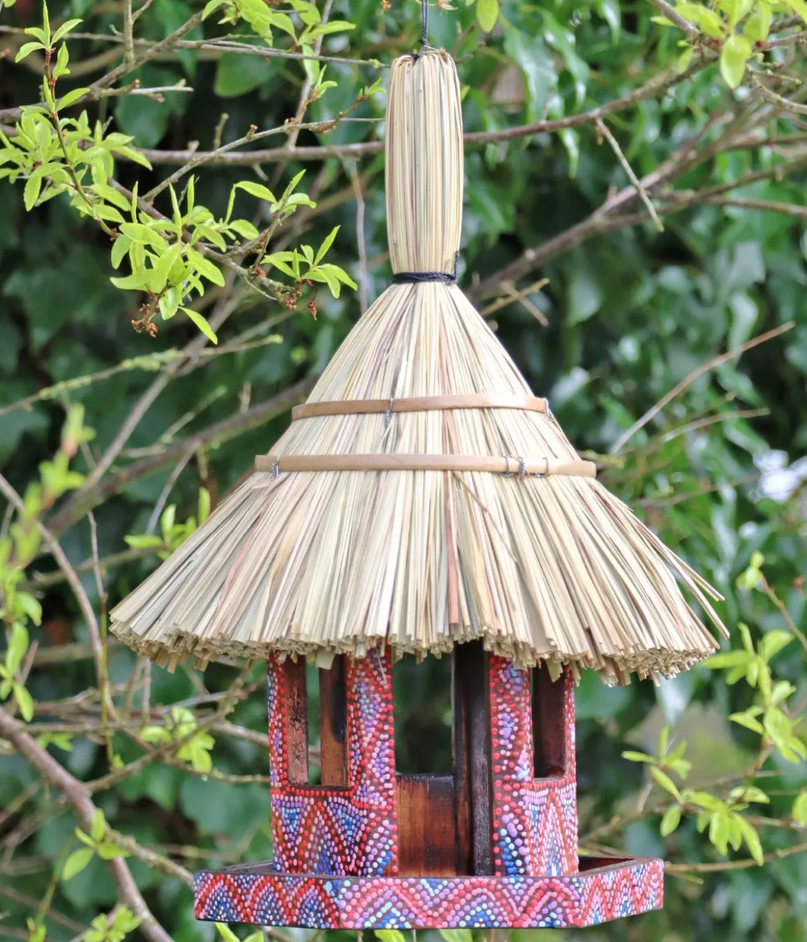 Wildlife Futterhaus Bali, rot, ca. B25,5/H37/T25,5 cm