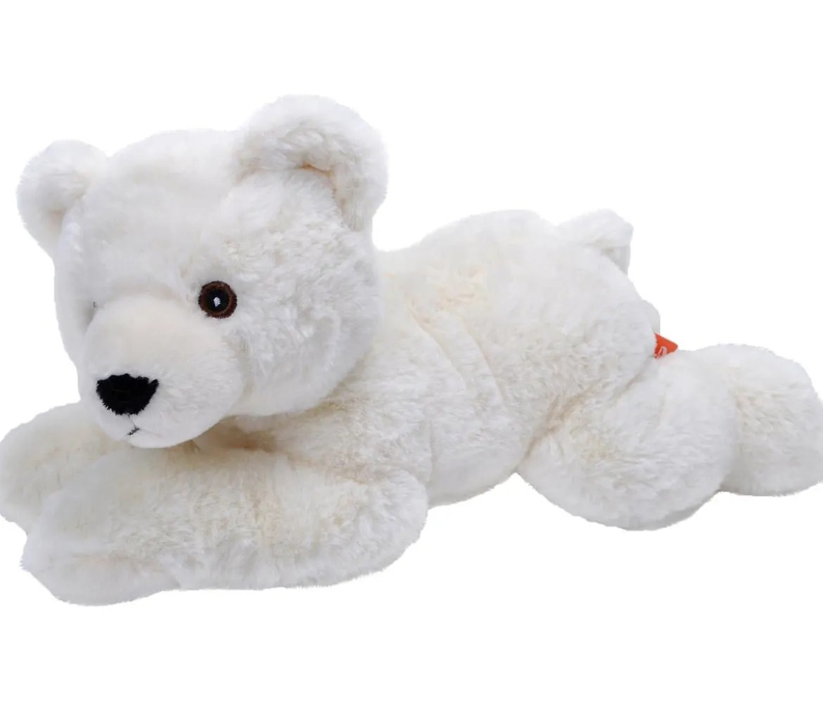 WILD REPUBLIC® Stofftier Polarbär, ca. B34/H15 cm