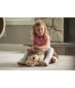 WILD REPUBLIC® Stofftier Wolf, liegend