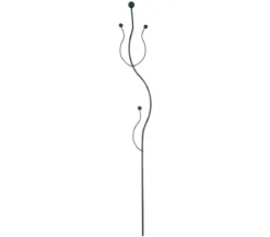 Windhager Metall-Orchideenstütze, Wellenform, grün, 55 cm