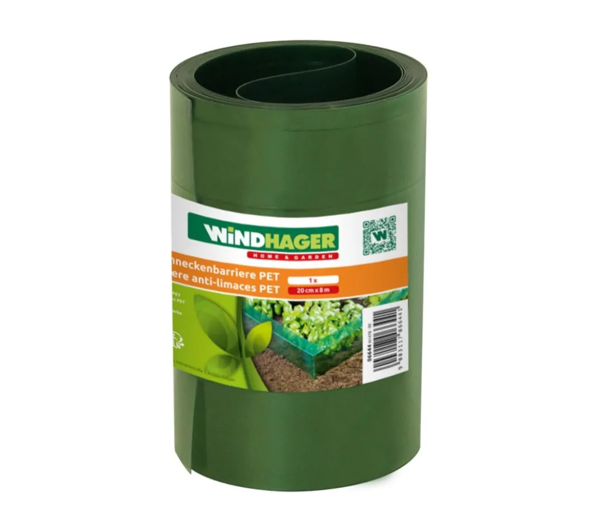 Windhager Schneckenbarriere PET, grün, ca. L8 m/B20 cm