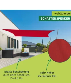 Windhager Sonnensegel Cannes, rechteckig, ca. B500/T400 cm