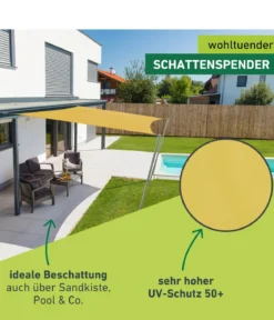 Windhager Sonnensegel Cannes, quadratisch, ca. B500/T500 cm