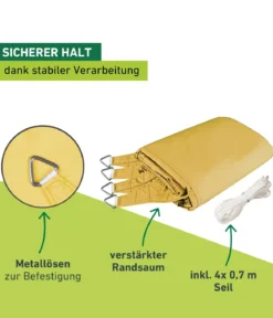 Windhager Sonnensegel Cannes, quadratisch, ca. B400/T400 cm