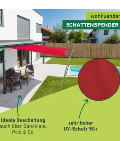 Windhager Sonnensegel Cannes, quadratisch, ca. B400/T400 cm