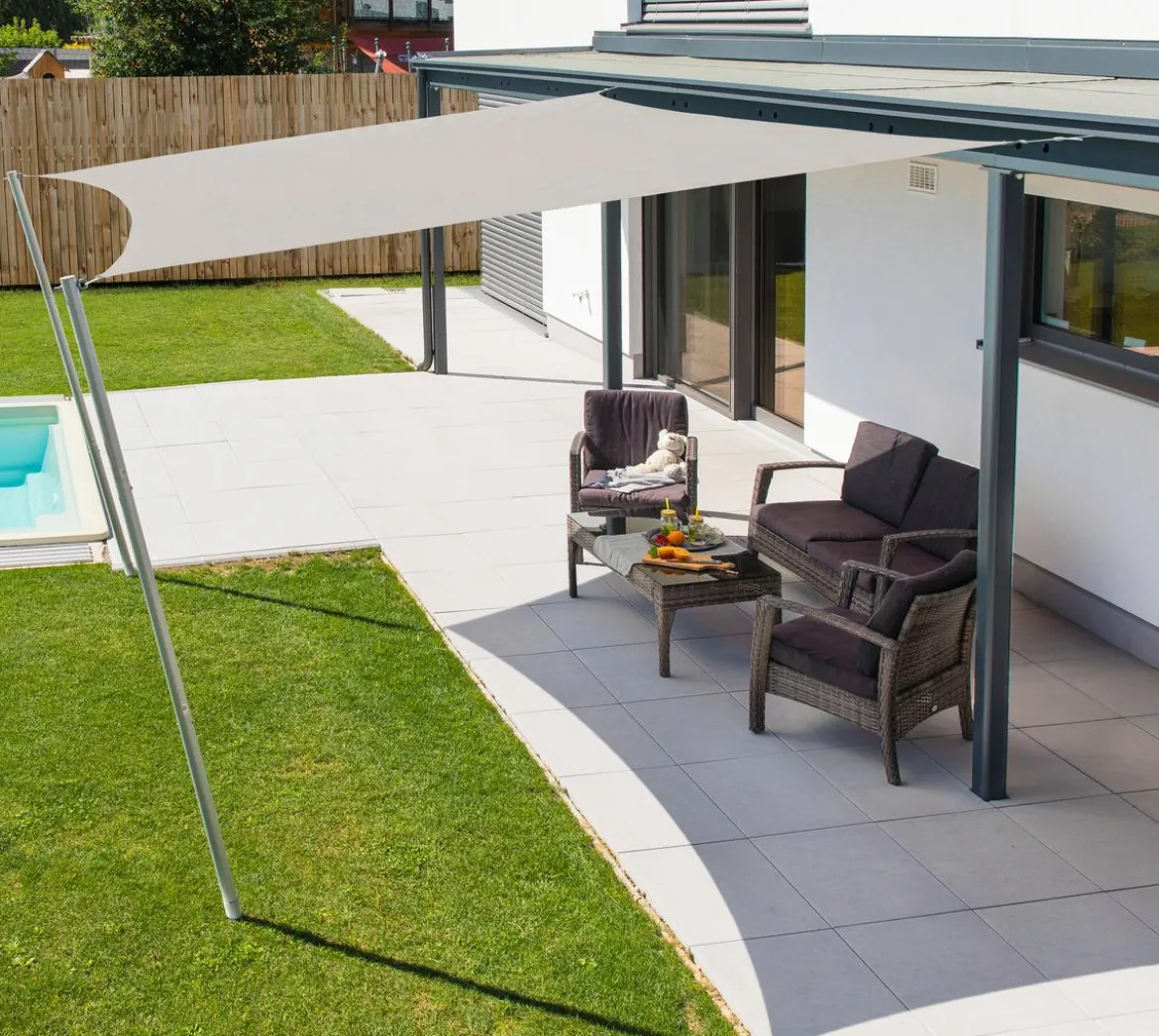 Windhager Sonnensegel Cannes, quadratisch, ca. B400/T400 cm