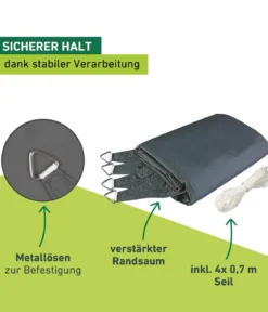 Windhager Sonnensegel Cannes, rechteckig, ca. B400/T300 cm