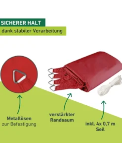 Windhager Sonnensegel Cannes, rechteckig, ca. B400/T300 cm