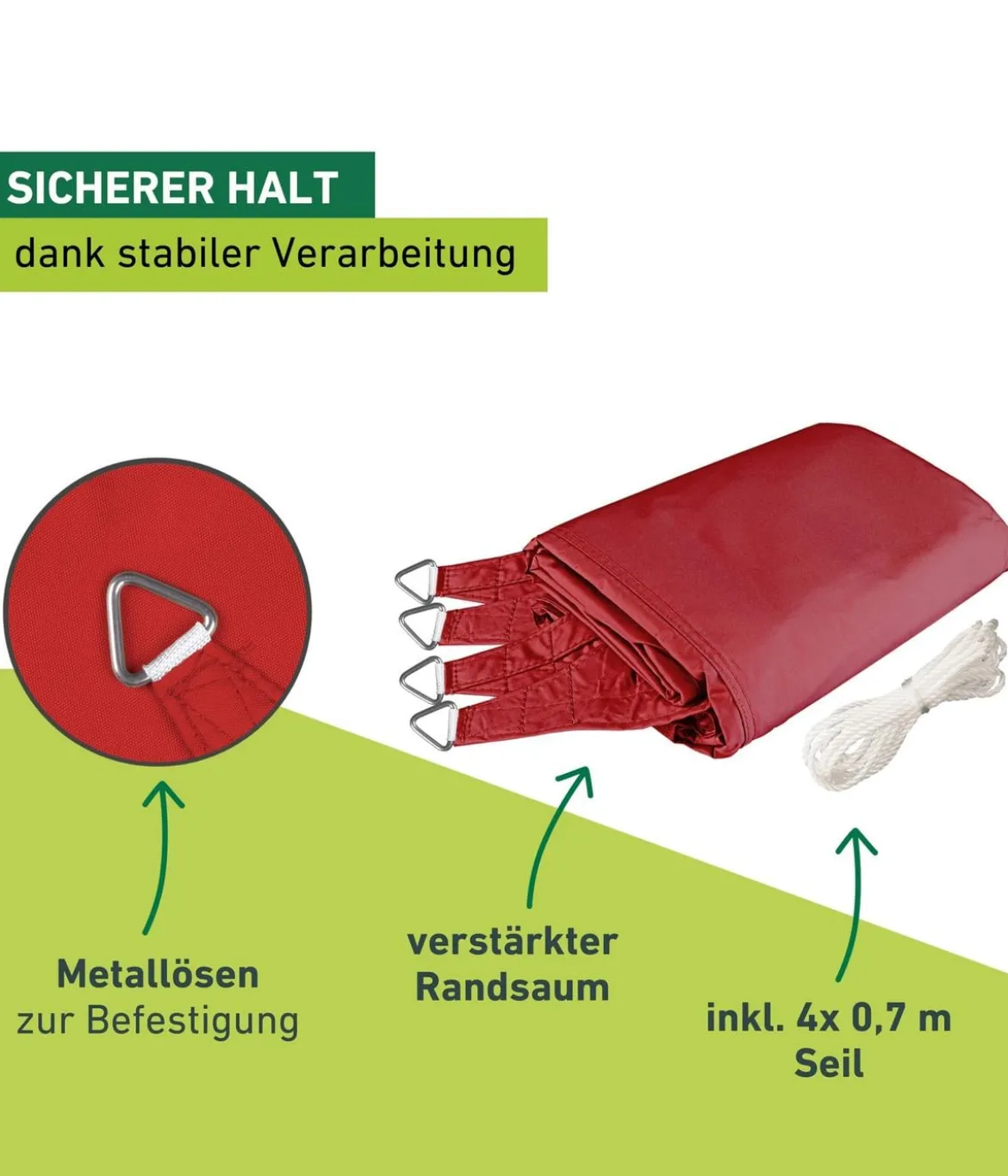 Windhager Sonnensegel Cannes, rechteckig, ca. B400/T300 cm