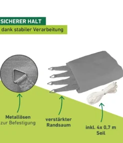 Windhager Sonnensegel Capri, quadratisch, ca. B400/T400 cm