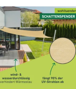 Windhager Sonnensegel Capri, quadratisch, ca. B400/T400 cm
