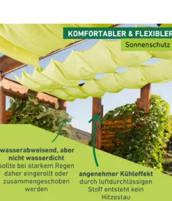 Windhager Sonnensegel, rechteckig, ca. B420/T140 cm