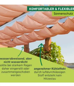 Windhager Sonnensegel, rechteckig,ca. B270/T140cm