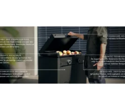 WMF Plancha Set 60G mit Wagen, ca. H75/B99,5/T63 cm