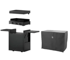 WMF Plancha Set 60G mit Wagen, ca. H75/B99,5/T63 cm