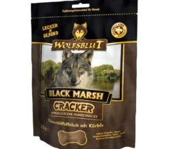 WOLFSBLUT Hundesnack Cracker Black Marsh Wasserbüffel, 225 g