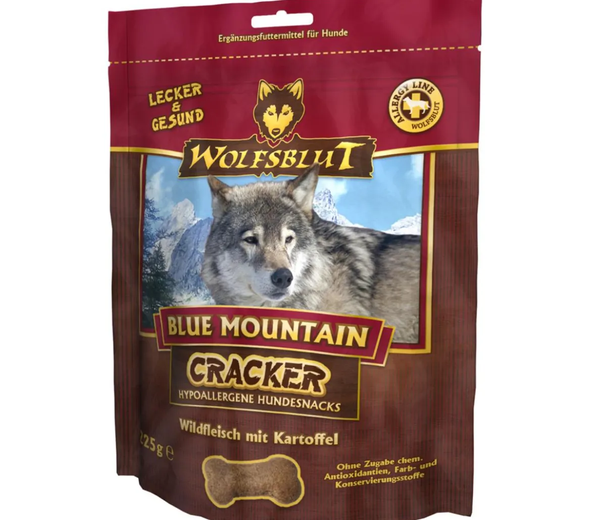 WOLFSBLUT Hundesnack Cracker Blue Mountain Wild, 225 g