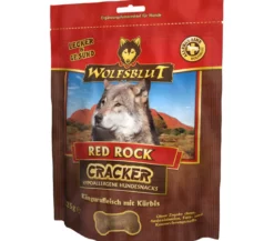 WOLFSBLUT Hundesnack Cracker Red Rock Känguru, 225 g