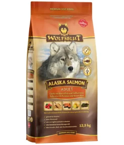 WOLFSBLUT Trockenfutter für Hunde Alaska Salmon, Adult, Lachs & Kartoffeln